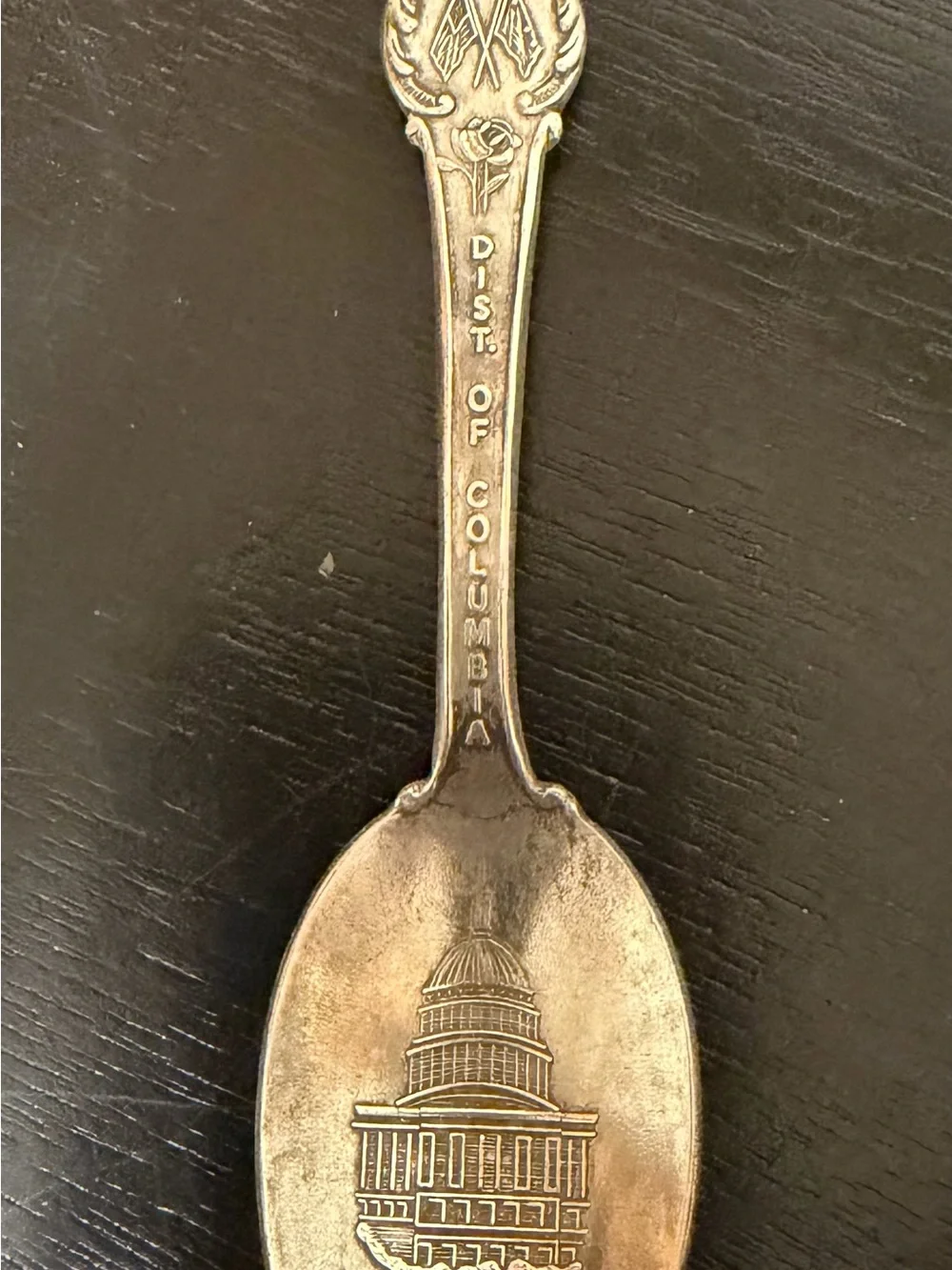 District of Columbia Silver-Tone Souvenir Spoon - Silver Finish